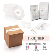 Carica l&#39;immagine nel visualizzatore di Gallery, Kit Together - Calco Mani Coppia - Love Box
